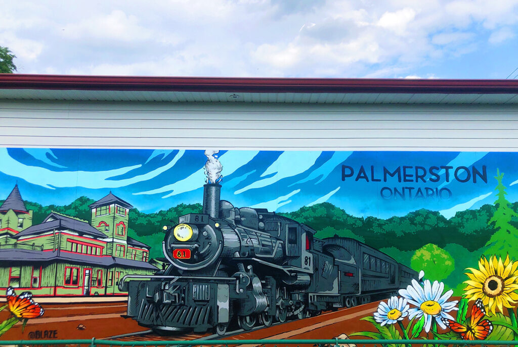 Palmerston Train Mural