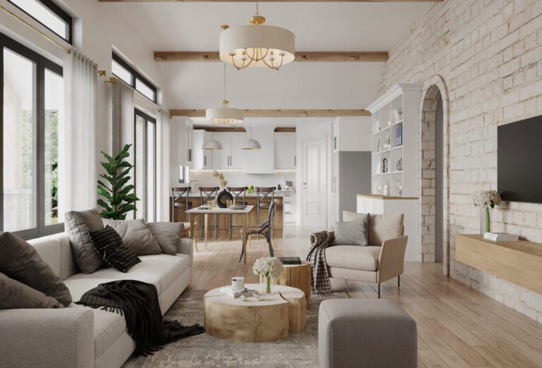 The Odessa living room