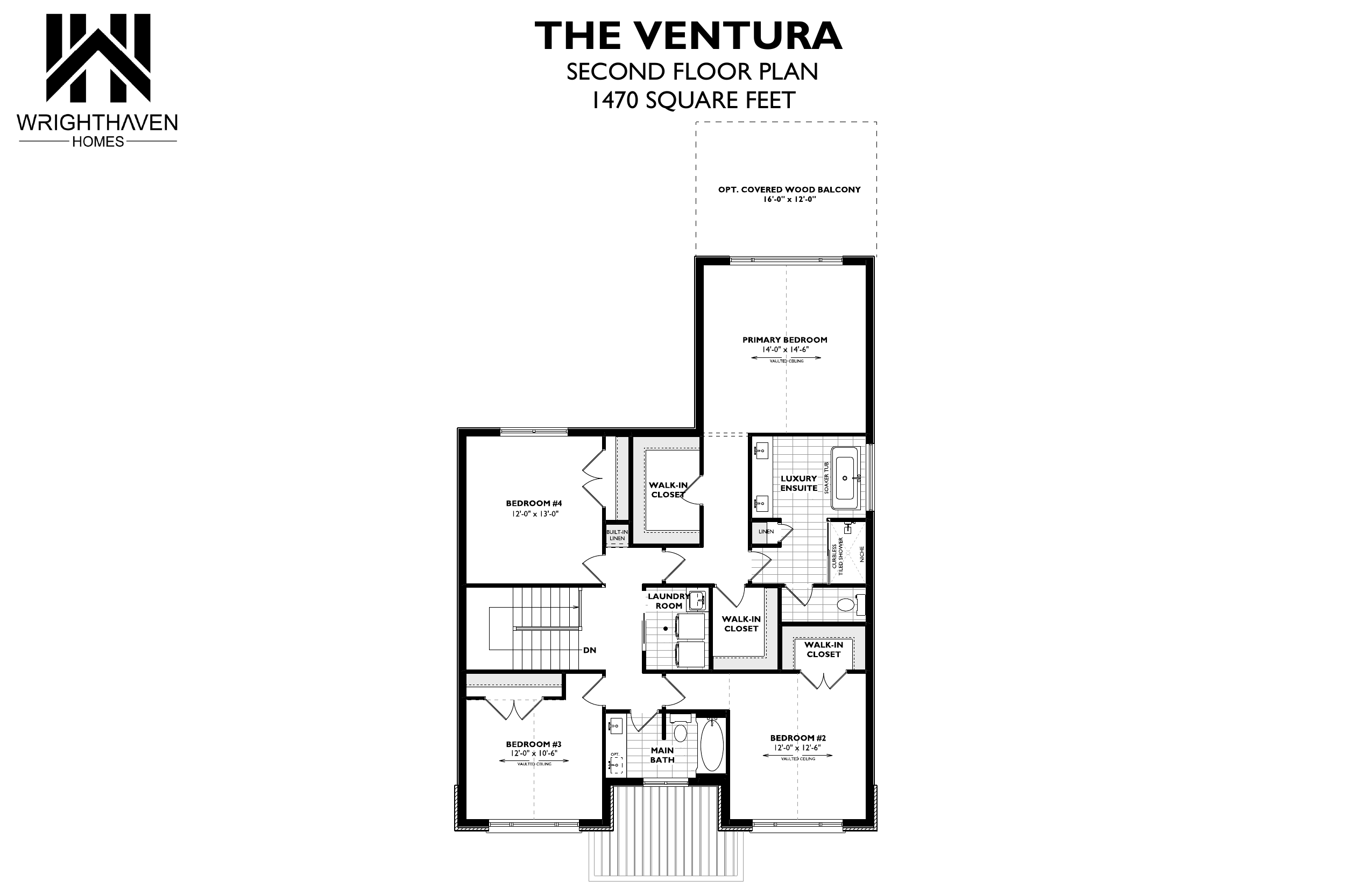 The Ventura floor plan — Second Floor
