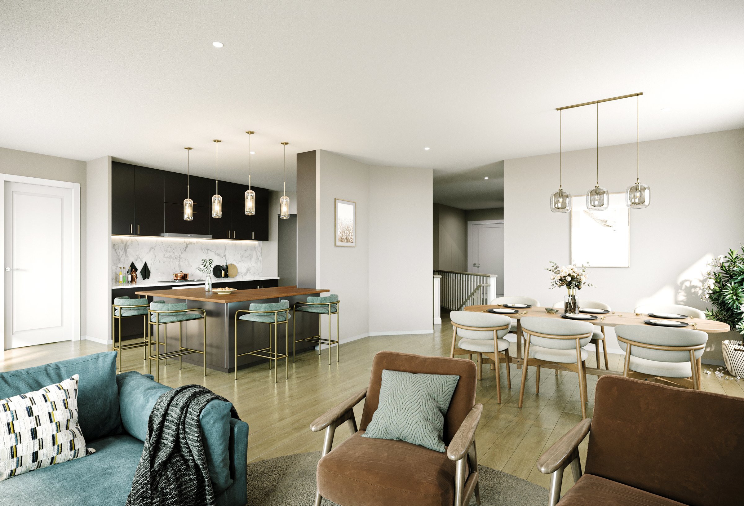 Dunedin kitchen and dining, Creek Bank Meadows