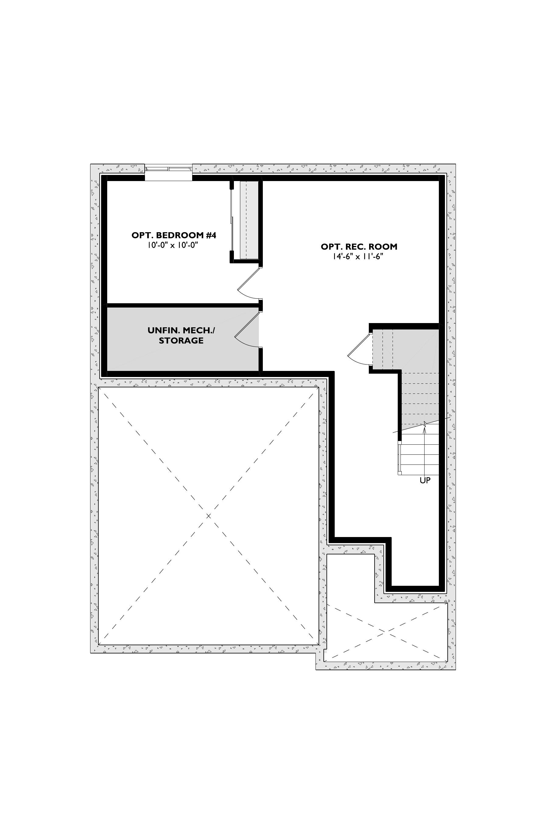 The Azalea basement plan