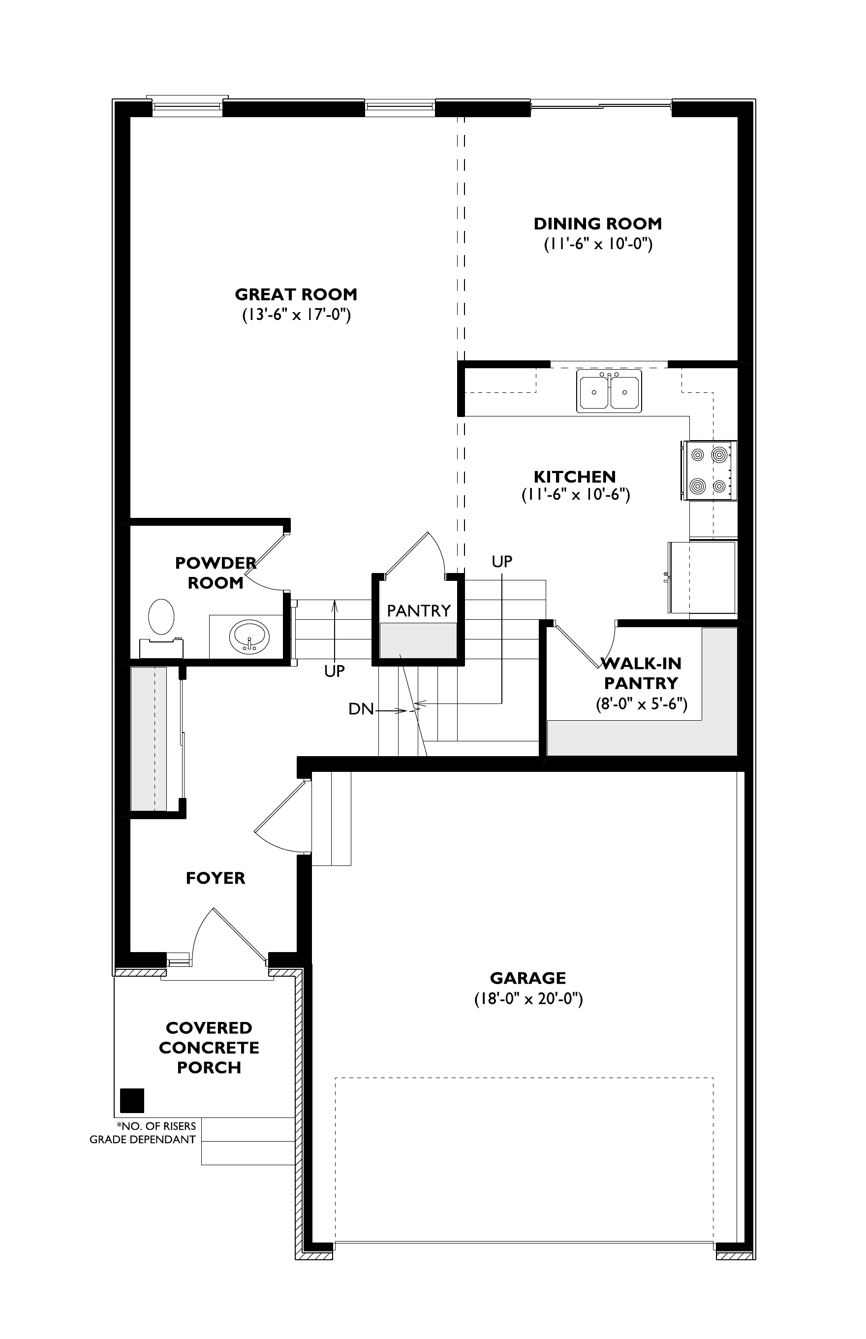 The Hyacinth main floor plan