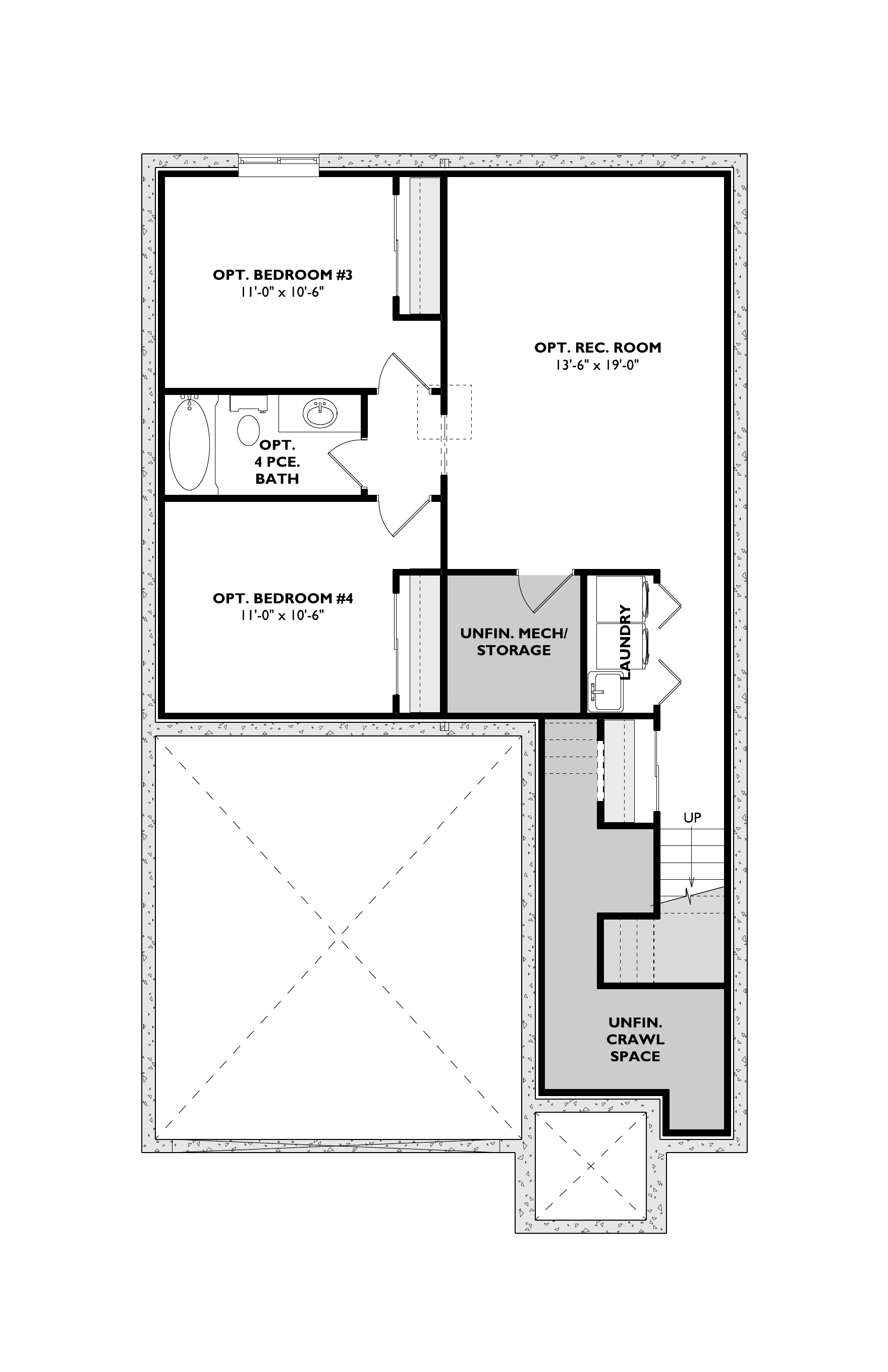 The Marigold basement plan