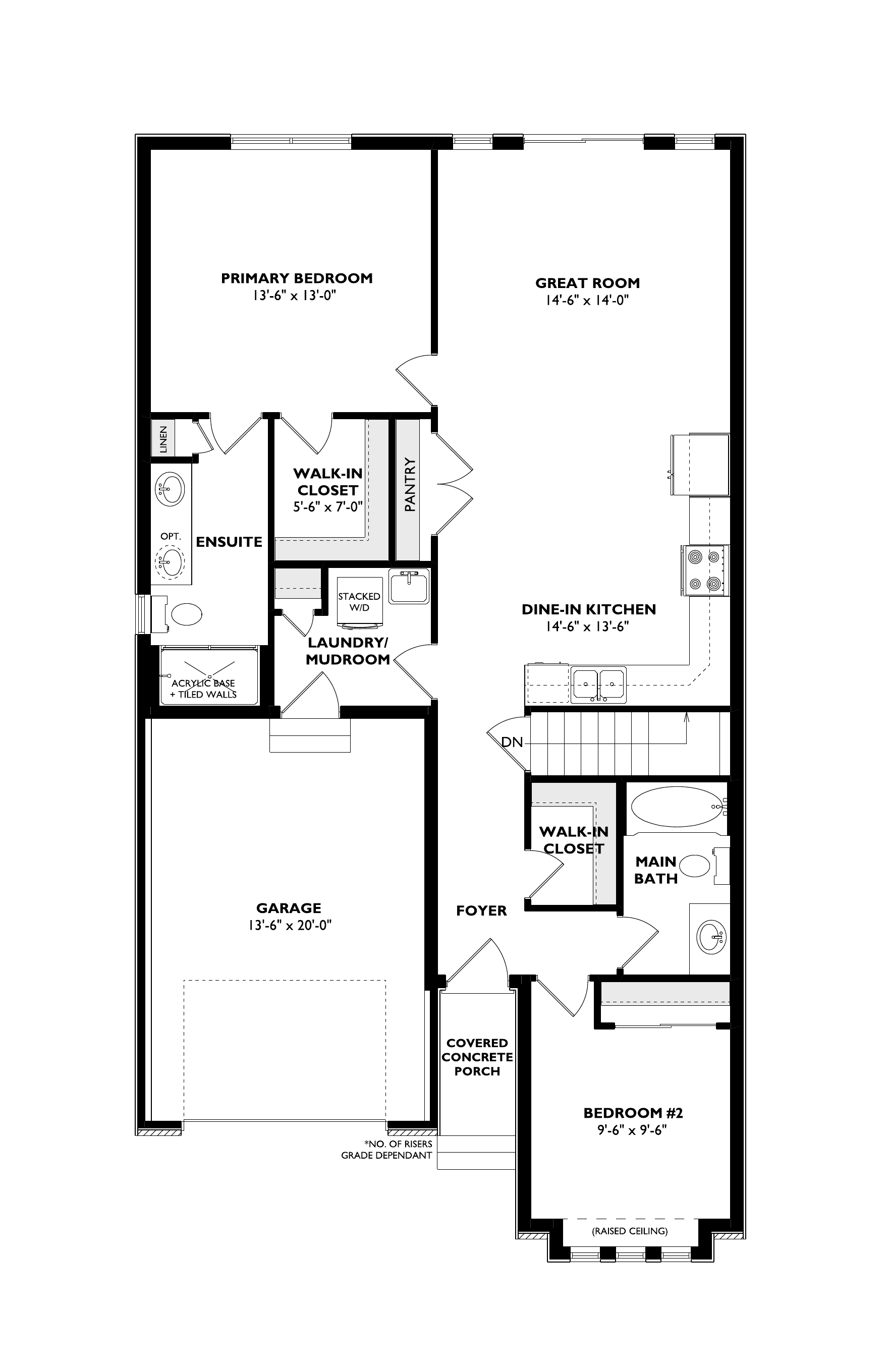 The Poppy main floor plan